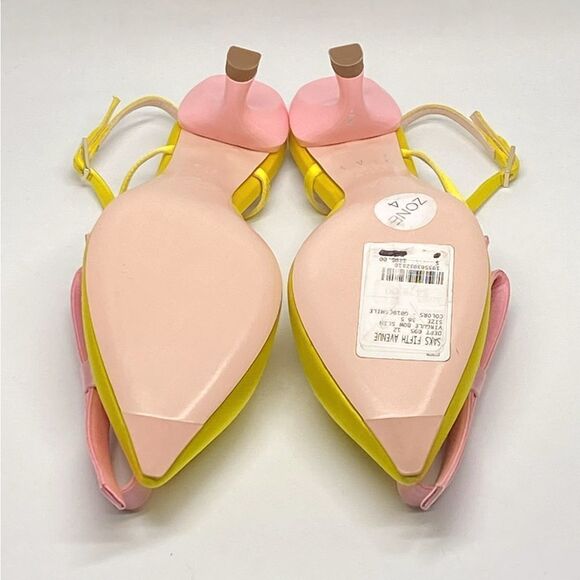 Roger Vivier 55mm Virgule Bow satin pumps size 36.5 - Picture 14 of 15